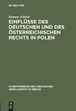 Einflüsse des deutschen und des österreichischen Rechts in Polen