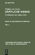 Historische Schriften. Zweiter Teil