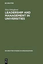 Leadership and Management in Universities