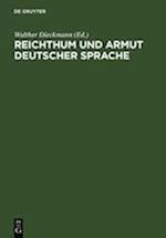 Reichthum Und Armut Deutscher Sprache