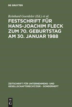 Festschrift für Hans-Joachim Fleck zum 70. Geburtstag am 30. Januar 1988