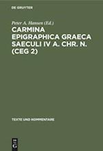 Carmina Epigraphica Graeca Saeculi IV a. Chr. n. (CEG 2)