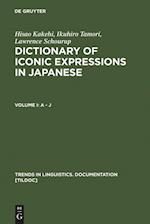 Dictionary of Iconic Expressions in Japanese