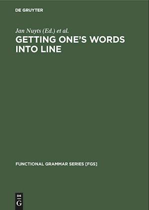 Getting One's Words into Line