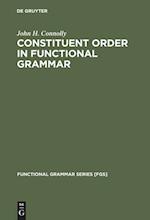 Constituent Order in Functional Grammar