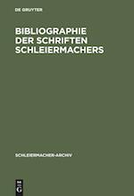 Bibliographie der Schriften Schleiermachers