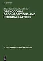 Orthogonal Decompositions and Integral Lattices