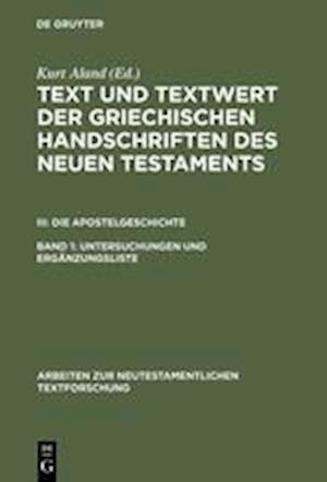 Untersuchungen Und Ergänzungsliste