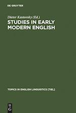Studies in Early Modern English