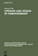 Umkehr und Sünde im Hebräerbrief