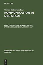 Exemplarische Analysen des Sprachverhaltens in Mannheim