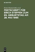 Festschrift für Erich Steffen zum 65. Geburtstag am 28. Mai 1995