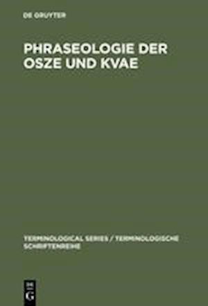 Phraseologie Der Osze Und Kvae