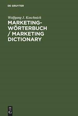 Marketing-Wörterbuch / Marketing Dictionary