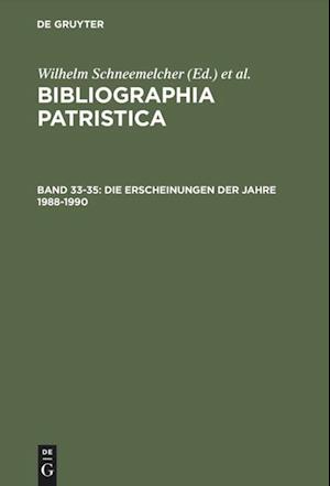 Die Erscheinungen der Jahre 1988-1990