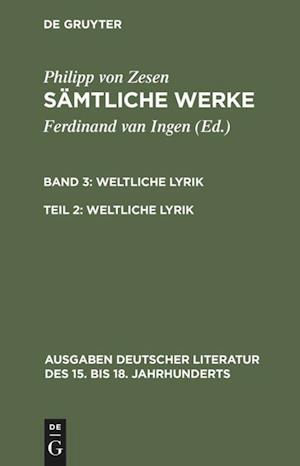 Weltliche Lyrik