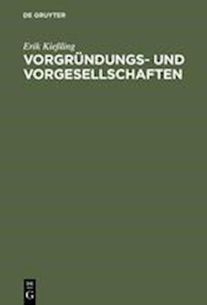 Vorgründungs- und Vorgesellschaften