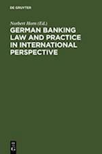 German Banking Law and Practice in International Perspective