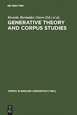 Generative Theory and Corpus Studies