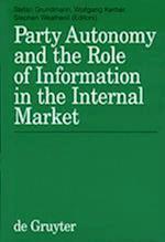 Party Autonomy and the Role of Information in the Internal Market