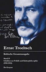 Schriften Zur Politik Und Kulturphilosophie (1918-1923)