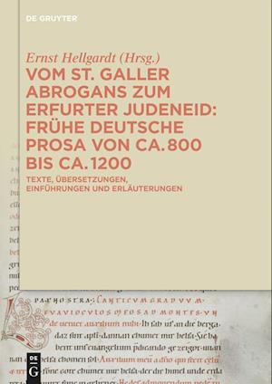 Vom St. Galler Abrogans Zum Erfurter Judeneid