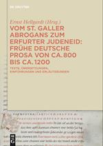 Vom St. Galler Abrogans Zum Erfurter Judeneid