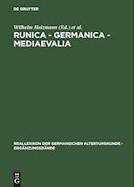 Runica - Germanica - Mediaevalia