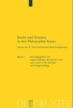 Recht und Frieden in der Philosophie Kants