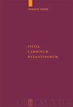 Initia Carminum Byzantinorum