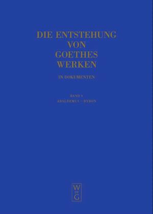 Die Entstehung von Goethes Werken in Dokumenten 01