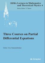 Three Courses on Partial Differential Equations