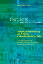 Die sprachliche Benennung von Personen aus konstruktivistischer Sicht