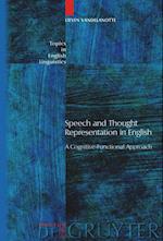 Speech and Thought Representation in English