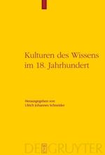 Kulturen des Wissens im 18. Jahrhundert