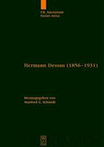 Hermann Dessau (1856-1931) Zum 150. Geburtstag Des Berliner Althistorikers Und Epigraphikers