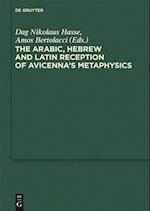 Arabic, Hebrew and Latin Reception of Avicenna's Metaphysics