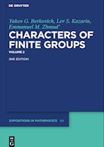 Characters of Finite Groups, De Gruyter Expositions in Mathematics 64