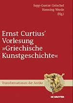 Ernst Curtius'' Vorlesung "Griechische Kunstgeschichte"