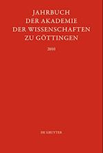 Jahrbuch Der Göttinger Akademie Der Wissenschaften, Jahrbuch Der Göttinger Akademie Der Wissenschaften (2010)