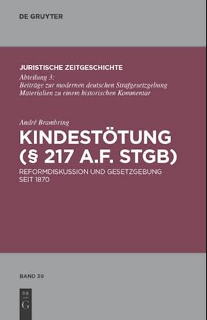 Kindestötung (§ 217 a.F. StGB)