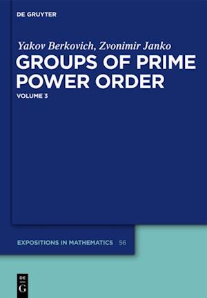 Groups of Prime Power Order. Volume 3