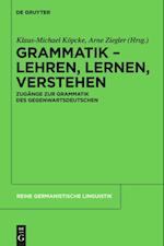 Grammatik - Lehren, Lernen, Verstehen