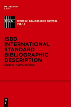 ISBD: International Standard Bibliographic Description