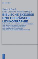 Biblische Exegese und hebräische Lexikographie