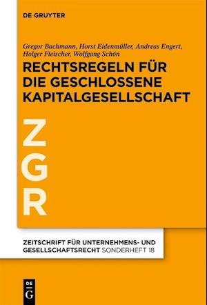 Prinzipien der geschlossenen Kapitalgesellschaft in Europa