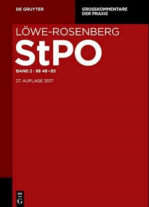 Löwe/Rosenberg. Die Strafprozeßordnung und das Gerichtsverfassungsgesetz. Band 2