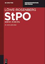 Löwe/Rosenberg. Die Strafprozeßordnung und das Gerichtsverfassungsgesetz Band 8. §§ 333-373a