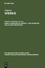 Homilien zu Samuel I, zum Hohelied und zu den Propheten