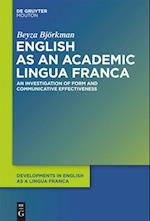 English as an Academic Lingua Franca